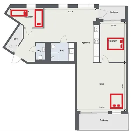 Apartament Seafront At Sorengka Oslo